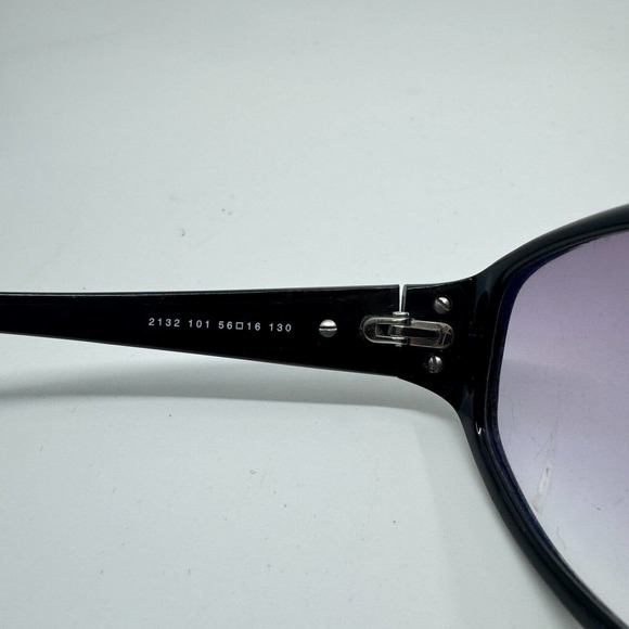 Salvatore Ferragamo Italy Sunglasses Frames Black 2132 101 56-16-130 H9983 - Picture 5 of 8